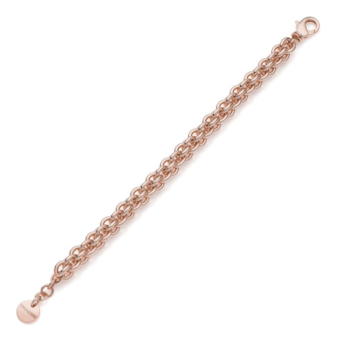 BRACCIALE MULTIFILO IN CATENA ROLÒ ROSA 2362